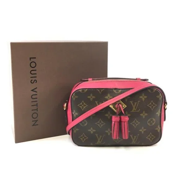 Louis Vuitton Saintonge Clutch #47424 Long Strap Zip Camera Calfskin - Picture 2 of 12